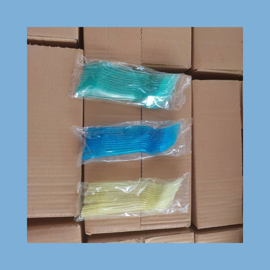  چنگال پلاستیک طرح کوشا 