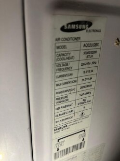 ​کولر گازی 32/000 هزار برند سامسونگ اصل - مهدی آرمیده - کارخانجات تهران