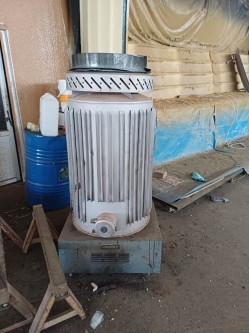 بخاری نفت و گازوئیلی صنعتی برند انرژی چرخ دار - مهدی آرمیده - کارخانجات تهران