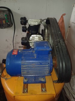 ​​ کمپرسور باد 750 لیتری برند ابراهیمی- مهدی آرمیده - کارخانجات تهران