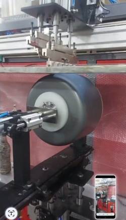 چاپ سیلک گرد زن PLC - مهدی آرمیده - کارخانجات تهران