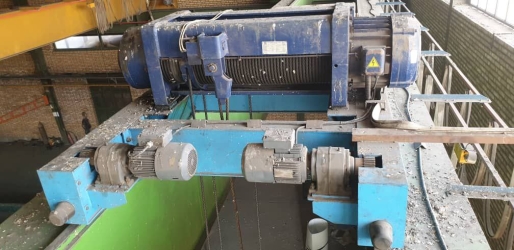 ​جرثقیل سقفی جفت پل دهنه 25 متر سفارشی ساز - مهدی آرمیده - کارخانجات تهران