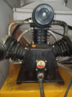 ​​ کمپرسور باد 750 لیتری برند ابراهیمی- مهدی آرمیده - کارخانجات تهران