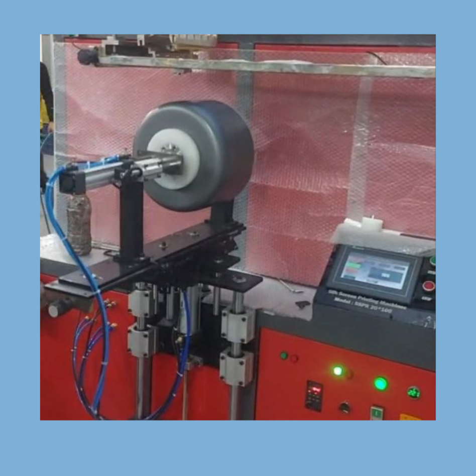 چاپ سیلک گرد زن پی ال سی 