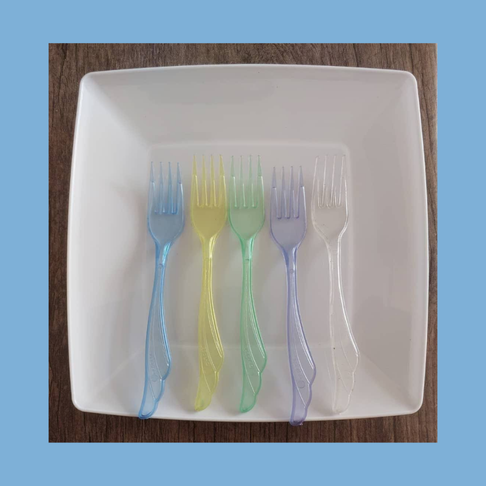 چنگال پلاستیک طرح کوشا 