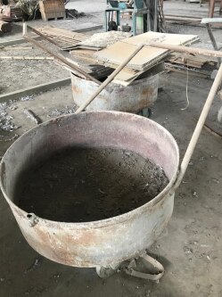 همزن 4 پره با 2 عدد پاتیل چرخ دار - مهدی آرمیده - کارخانجات تهران