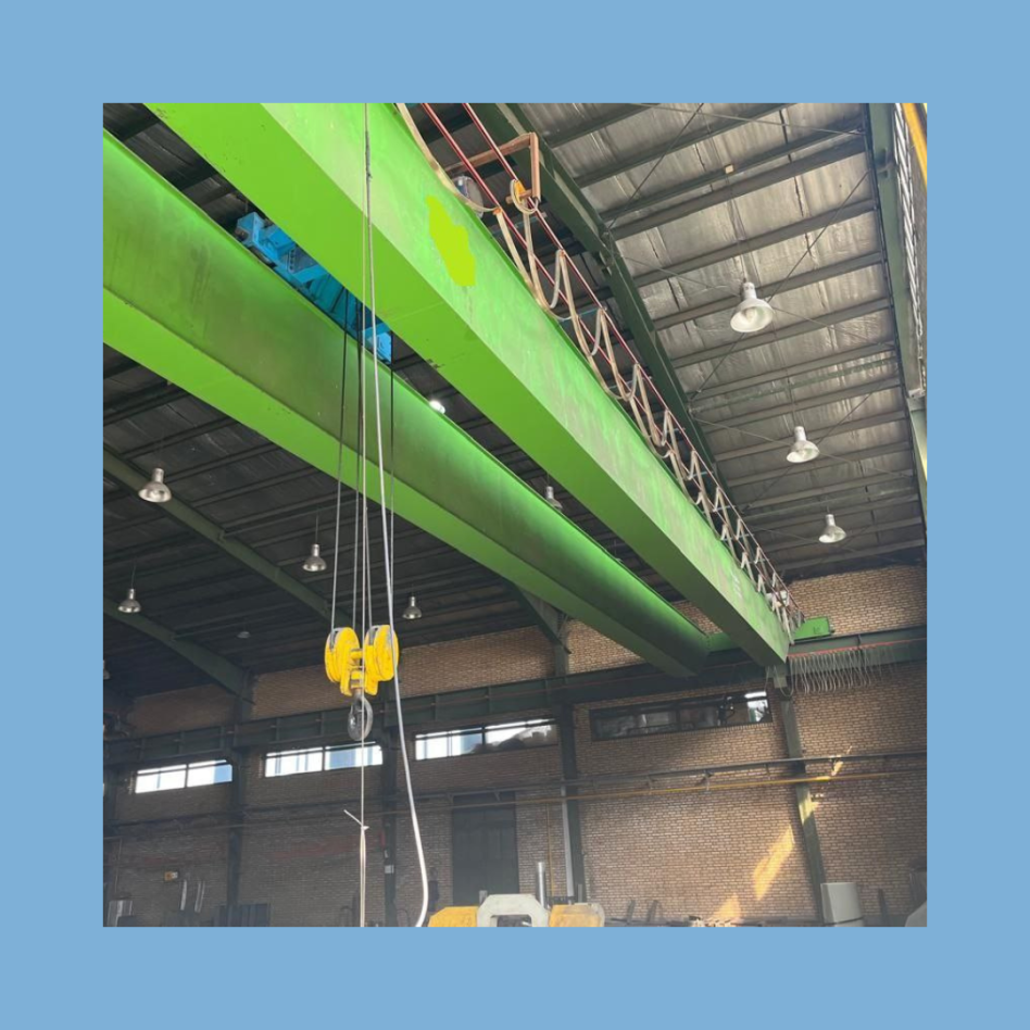 ​جرثقیل سقفی جفت پل دهنه 25 متر سفارشی ساز 