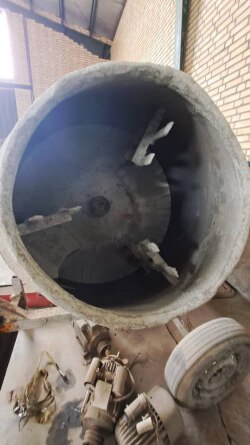 ​میکسر بتن دنده زیر 350 لیتری - مهدی آرمیده - کارخانجات تهران