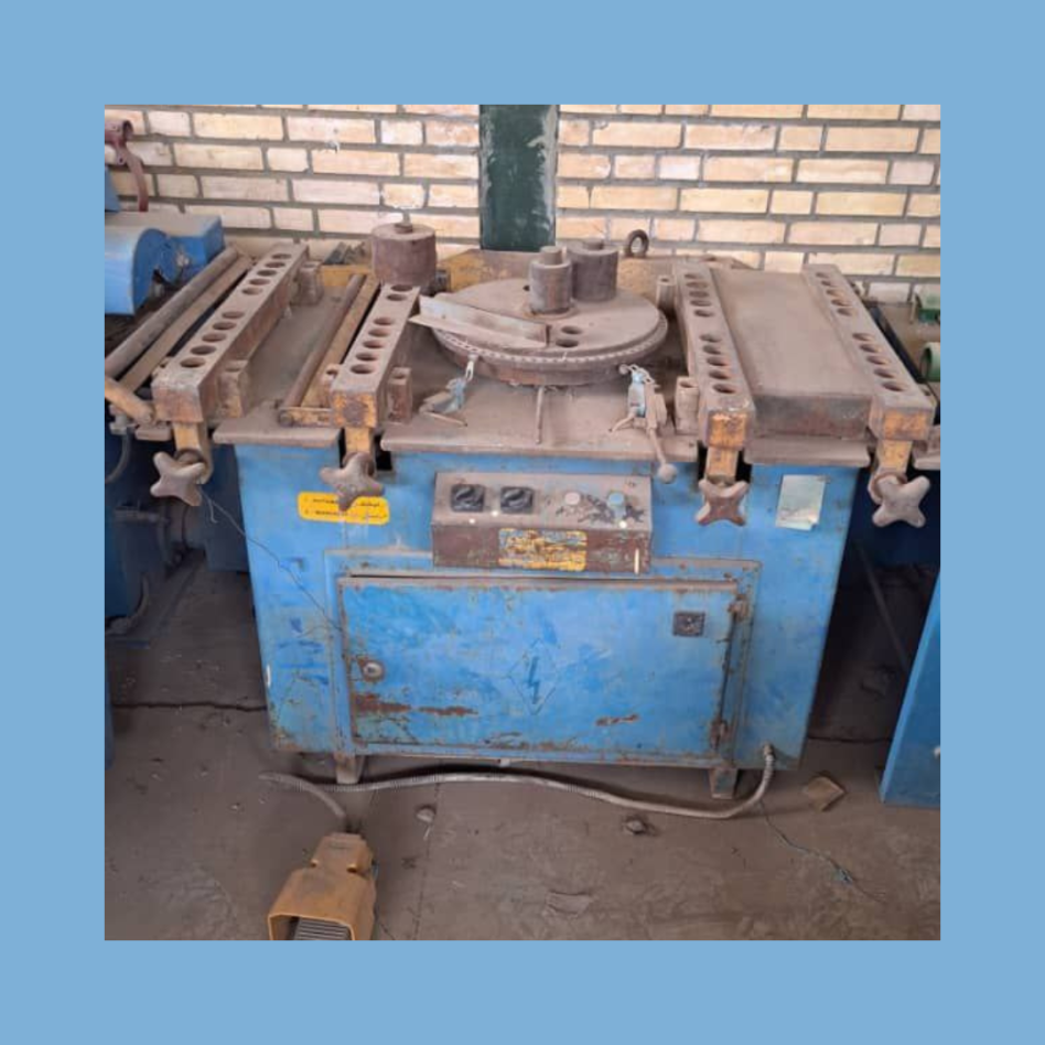 ​دستگاه خم کن آرماتور برند فارس قالب 