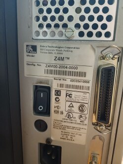 لیبل پرینتر صنعتی برند زبرا - آمریکایی - مهدی آرمیده - کارخانجات تهران