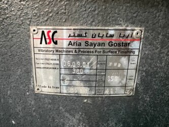 ​ویبر خشک کن کروی 850 ساخت شرکت آریا سایان گستر - مهدی آرمیده - کارخانجات تهران