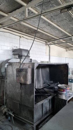 ​آبشار رنگ سایز بزرگ جنس بدنه تمام ورق استیل - مهدی آرمیده - کارخانجات تهران