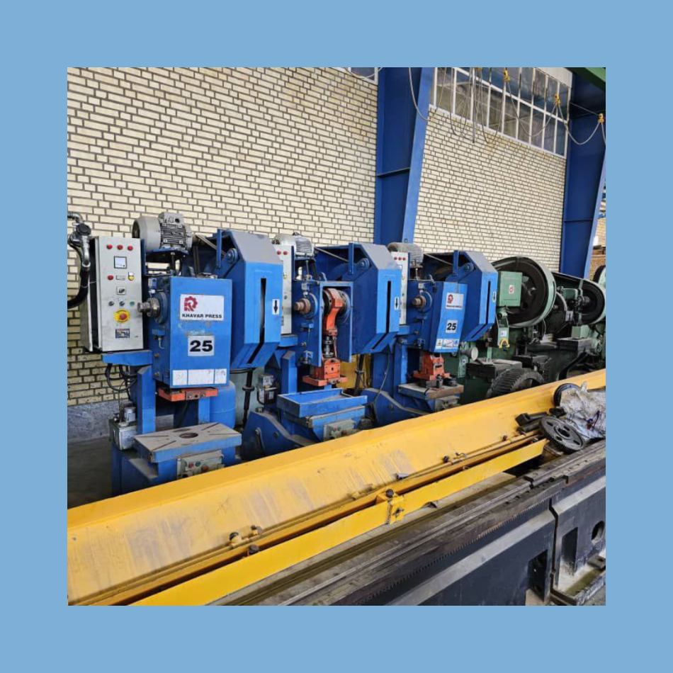 پرس ضربه ایی 25 تن برند خاور پرس 
