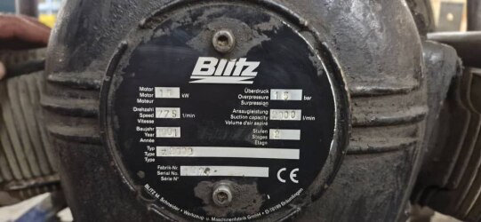  کمپرسور بلیتز آلمان - مهدی آرمیده - کارخانجات تهران